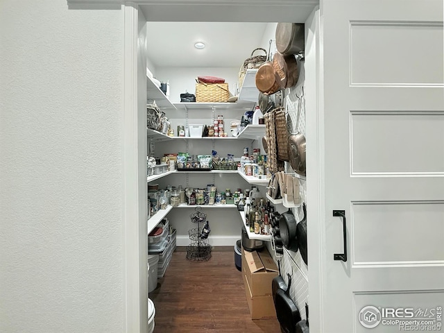 view of pantry