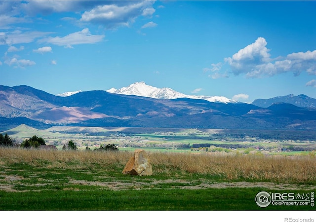 view of mountain feature