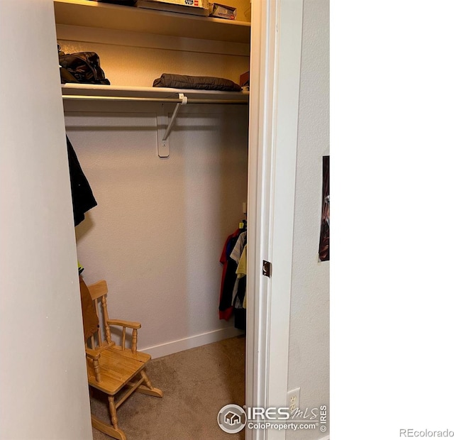 view of closet