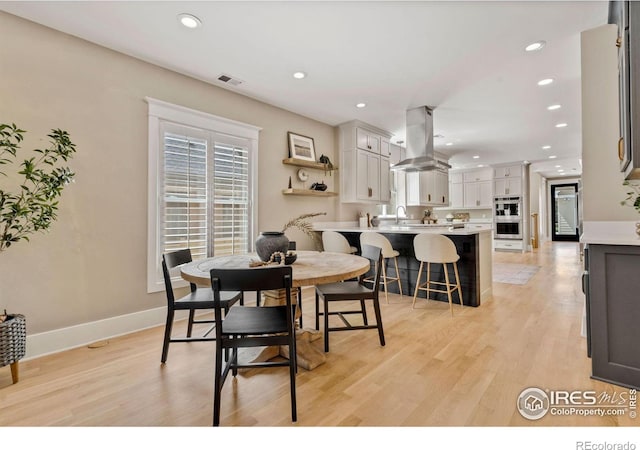 119 N Shields St, Fort Collins, CO 80521 - dining room with light hardwood / wood-style flooring