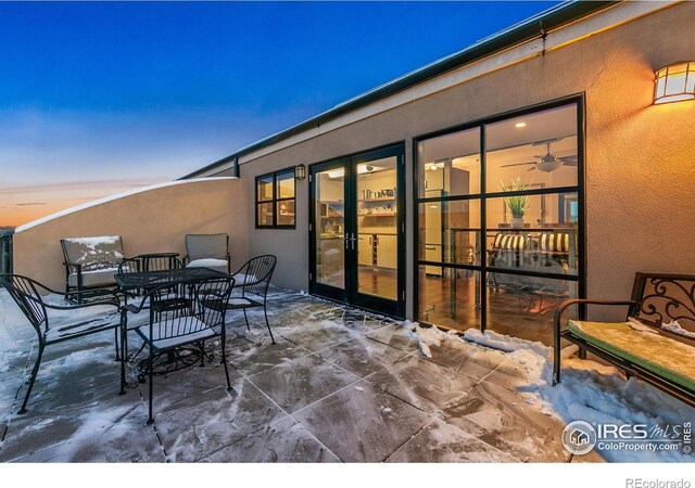 view of patio / terrace with outdoor dining area