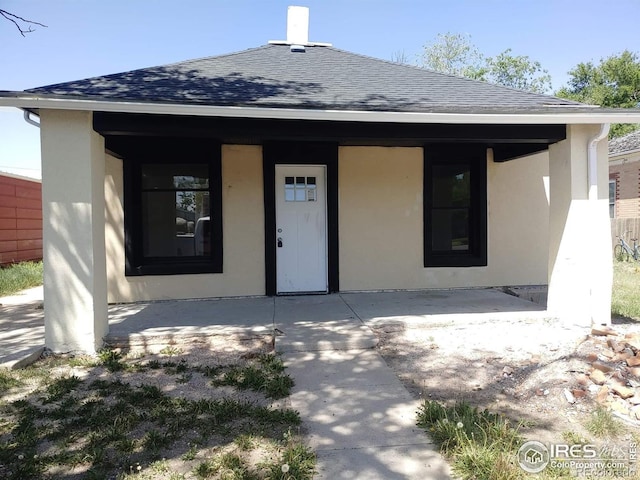 view of front of home