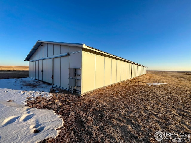 view of outdoor structure