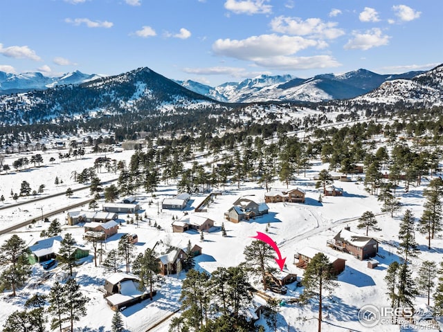 view of mountain feature