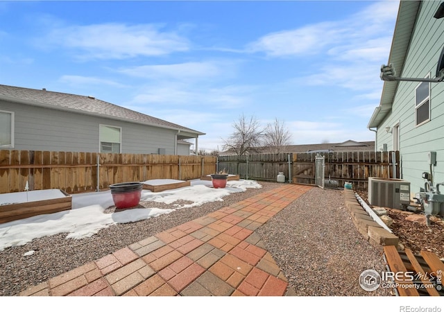 view of patio / terrace with central AC unit