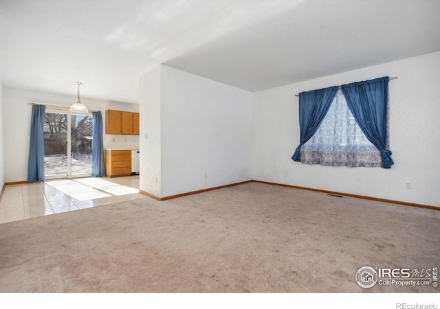 interior space with light colored carpet