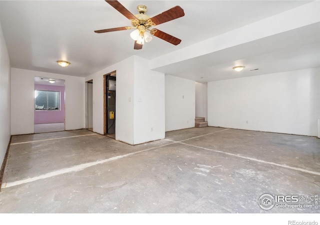 empty room featuring concrete floors