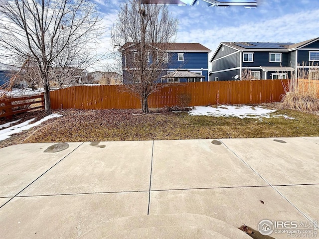 view of yard with a patio