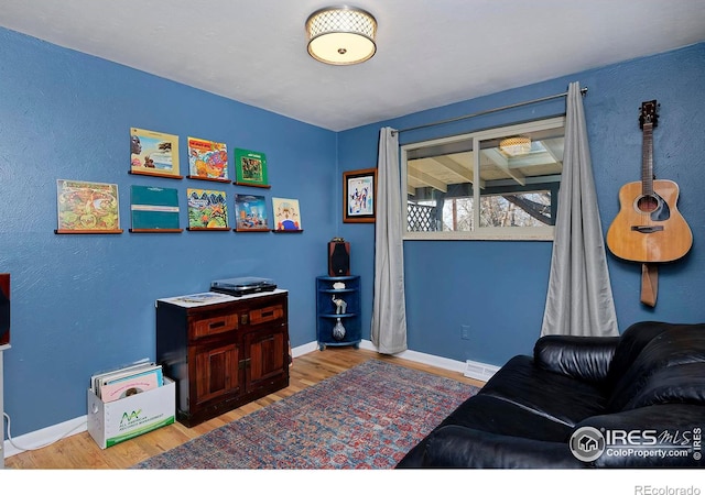 bedroom featuring light hardwood / wood-style floors