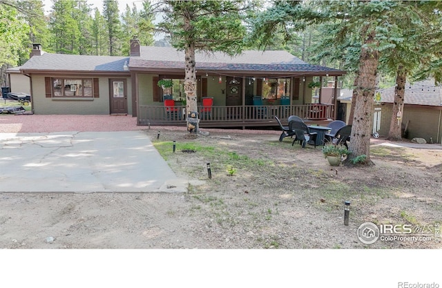 2420 Big Owl Rd, Allenspark, CO 80510 - view of ranch-style house