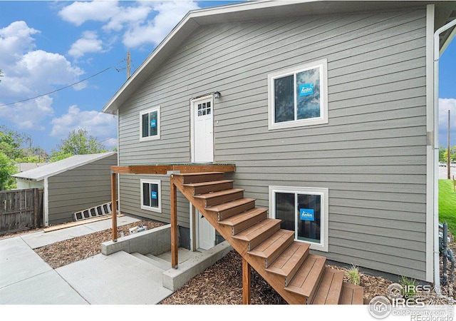 view of rear view of house