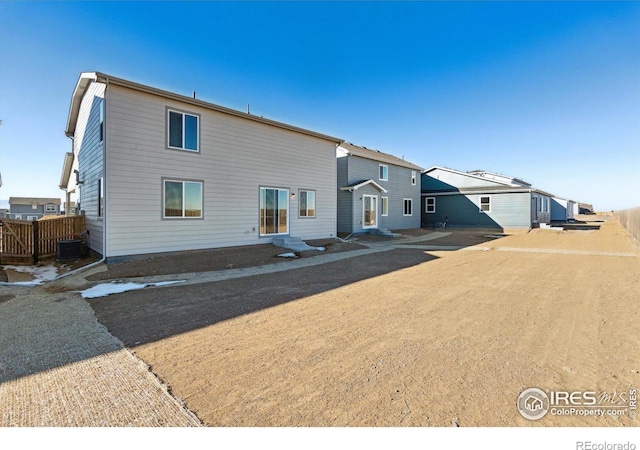 view of front of house with central AC