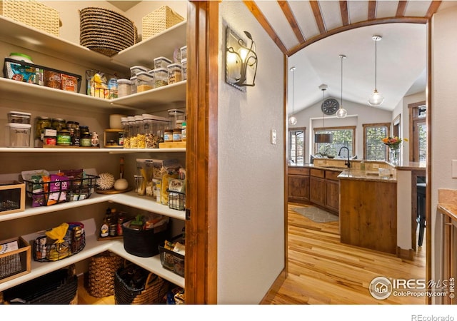 pantry featuring sink