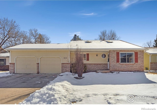 ranch-style house with a garage