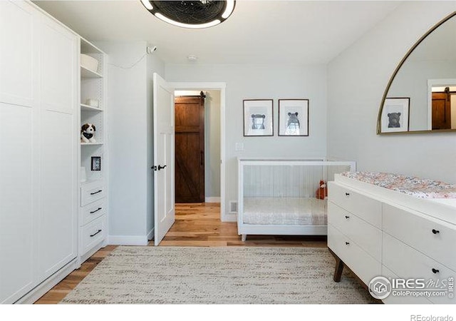 bathroom featuring hardwood / wood-style flooring