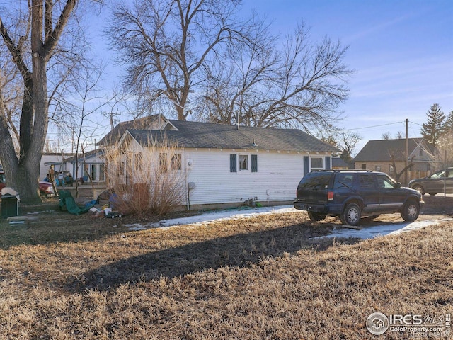 view of property exterior