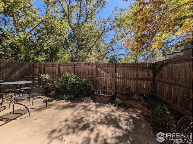 view of patio / terrace