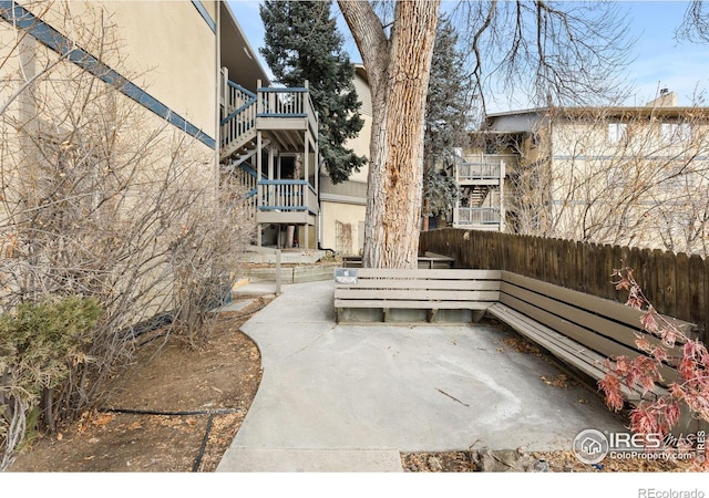 view of community featuring a patio area