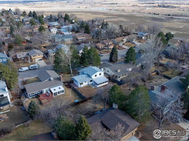 birds eye view of property featuring a residential view