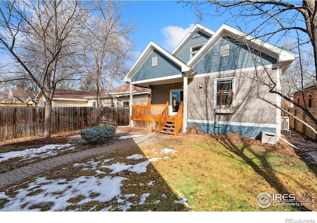 1005 Laporte Ave, Fort Collins, CO 80521 - view of front facade featuring a front lawn