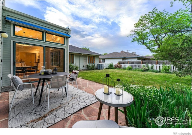 view of patio / terrace featuring cooling unit