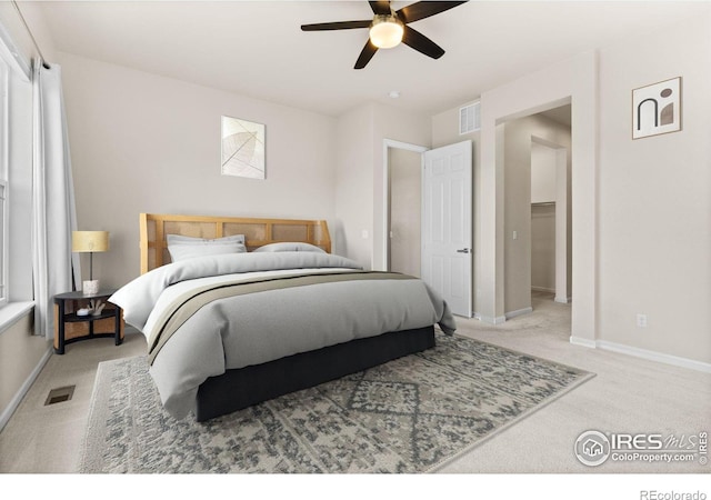 979 Stagecoach Dr, Lafayette, CO 80026 - carpeted bedroom featuring baseboards and ceiling fan