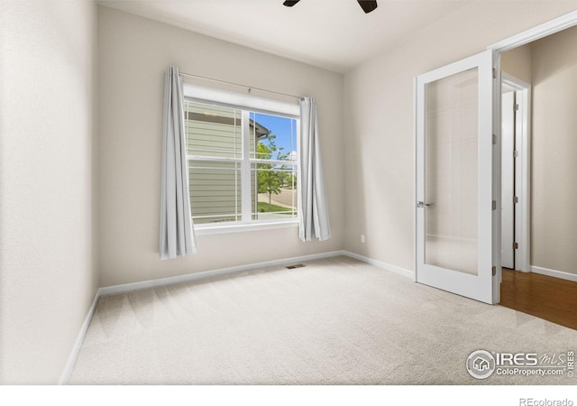 979 Stagecoach Dr, Lafayette, CO 80026 - unfurnished bedroom featuring carpet, baseboards, and a ceiling fan