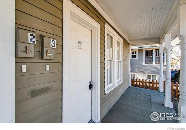 view of entrance to property