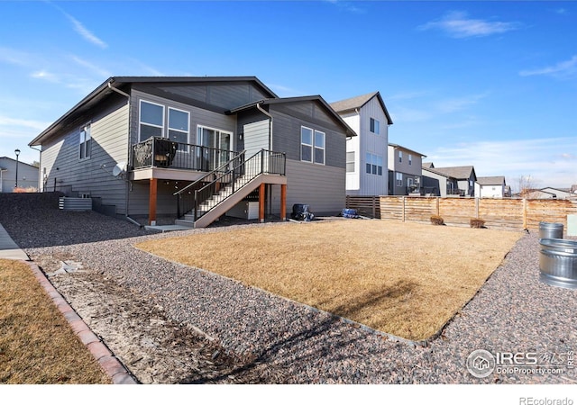 view of rear view of property