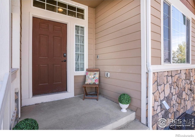 view of property entrance