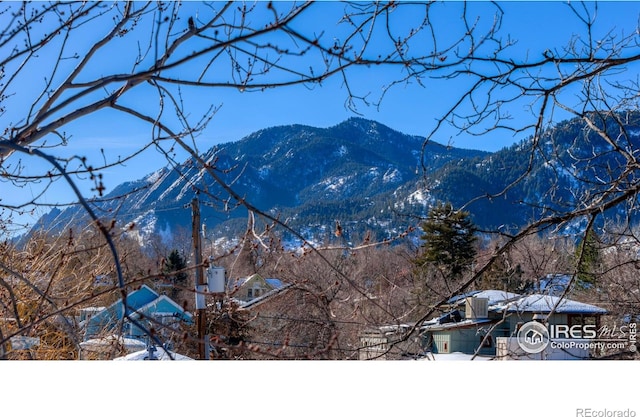 view of mountain feature