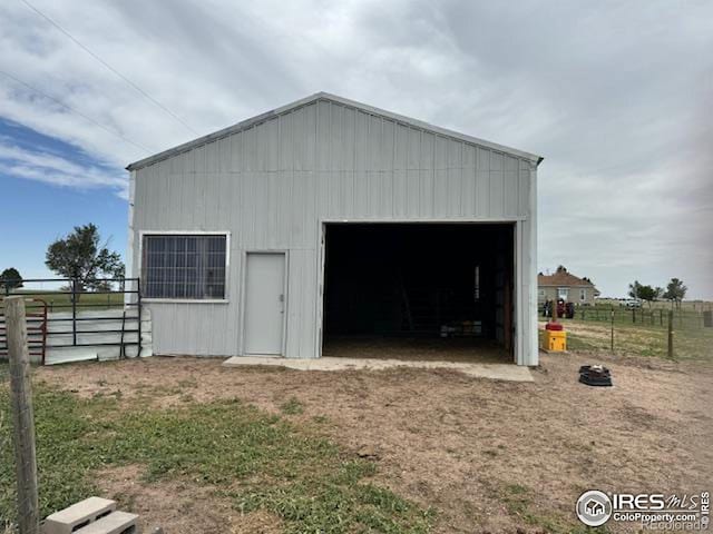 view of outbuilding