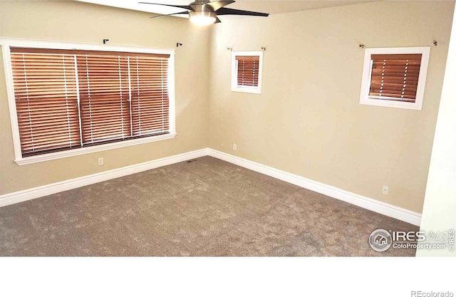 2023 81st Ave, Greeley, CO 80634 - unfurnished room featuring a ceiling fan and carpet flooring