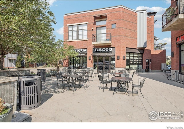 view of patio featuring cooling unit