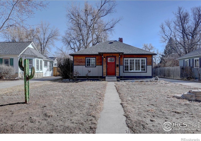 view of front of property