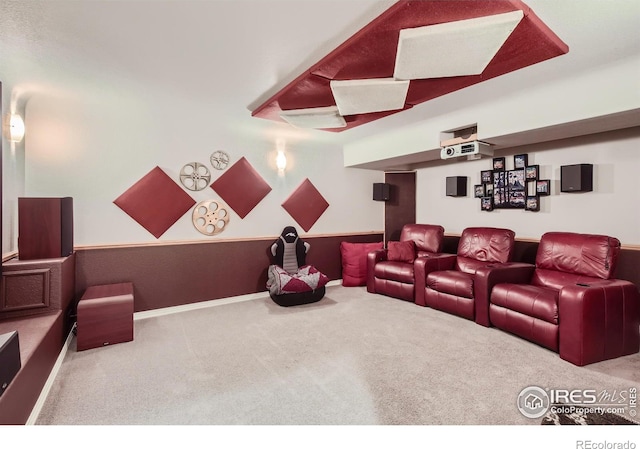 133 Eagle Canyon Cir, Lyons, CO 80540 - view of carpeted home theater