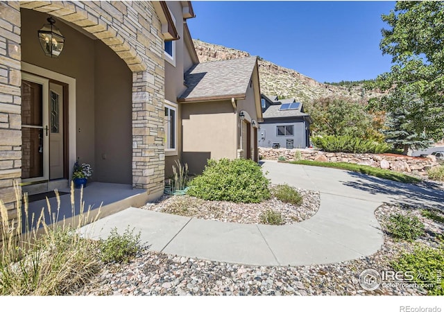 133 Eagle Canyon Cir, Lyons, CO 80540 - view of property exterior with a mountain view