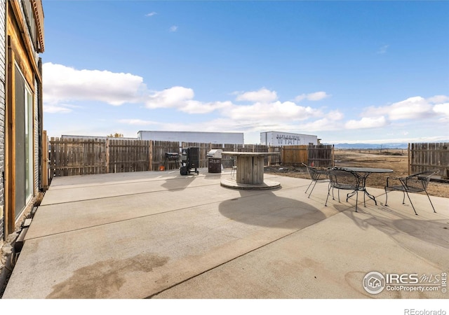 view of patio / terrace with grilling area