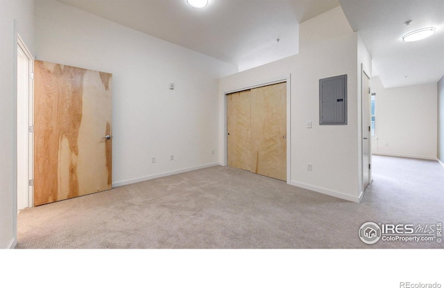 204 Maple St Unit 403, Fort Collins, CO 80521 - unfurnished bedroom featuring electric panel, carpet, and baseboards
