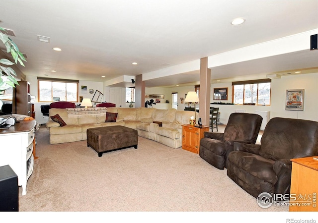 2707 Sedona Hills Dr, Loveland, CO 80537 - living room featuring light colored carpet