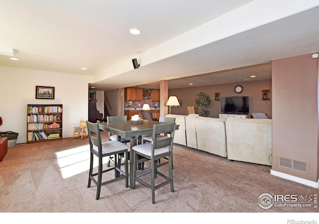 2707 Sedona Hills Dr, Loveland, CO 80537 - view of carpeted dining space