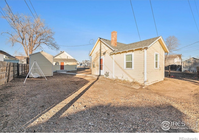 view of rear view of house