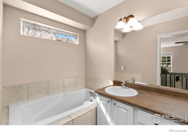 1421 Snipe Ln, Fort Collins, CO 80524 - full bath with a garden tub and vanity