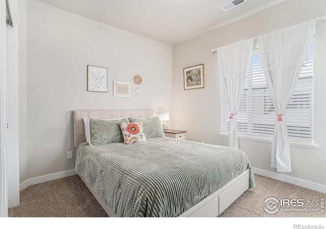 bedroom featuring carpet floors