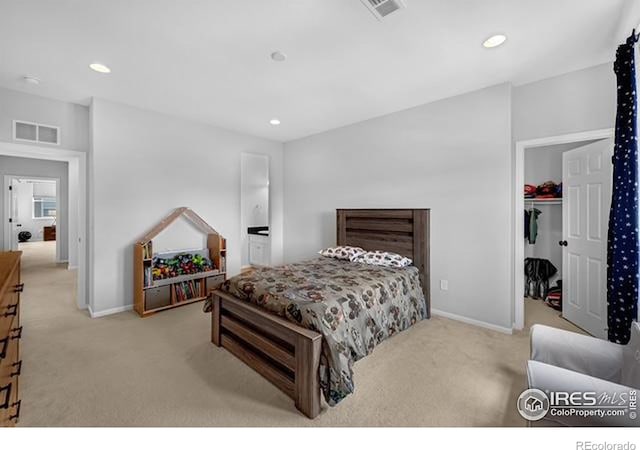 887 Sundance Ln, Erie, CO 80516 - bedroom featuring carpet floors, recessed lighting, and a walk in closet