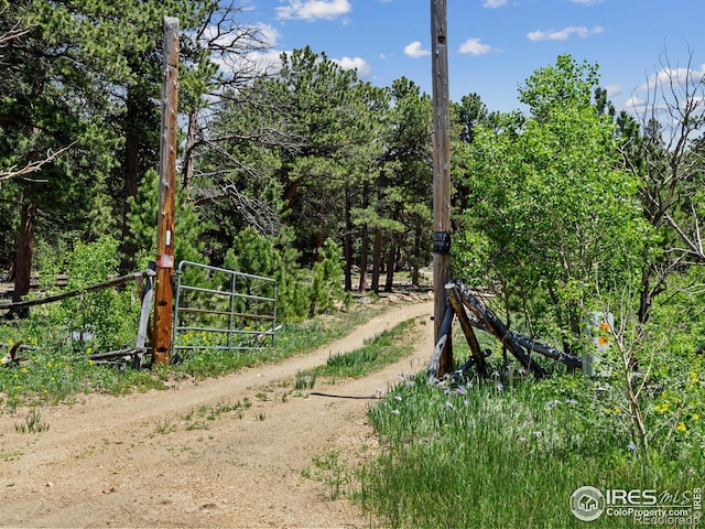 view of road