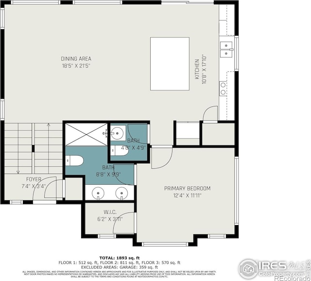 3510 Valleywood Ct, Johnstown, CO 80534 - property floor plan
