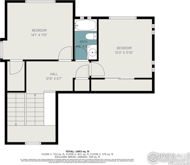 3510 Valleywood Ct, Johnstown, CO 80534 - floor plan / room layout