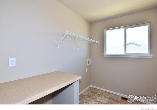 laundry area featuring hookup for a washing machine