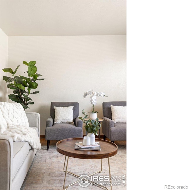 living room featuring light wood finished floors